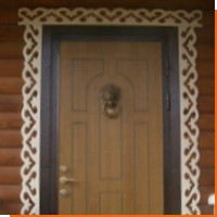 Монтаж дверей в деревянном доме